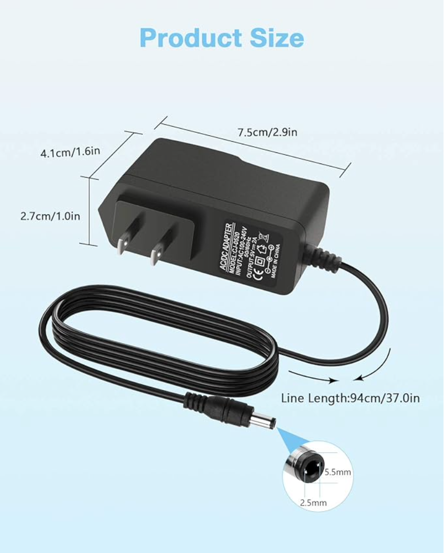 5V 2A Power Supply Adapter