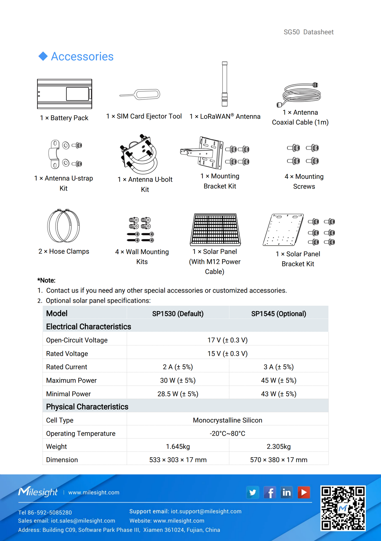 ☀️ Solar-Powered Base | 📶 LTE | Outdoor - Milesight SG50