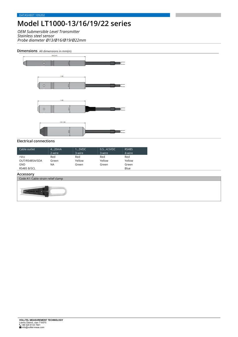Well Sensor: Custom 13mm