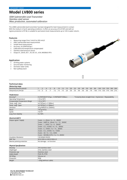 Diesel Tank Sensor 2.0 | Modbus